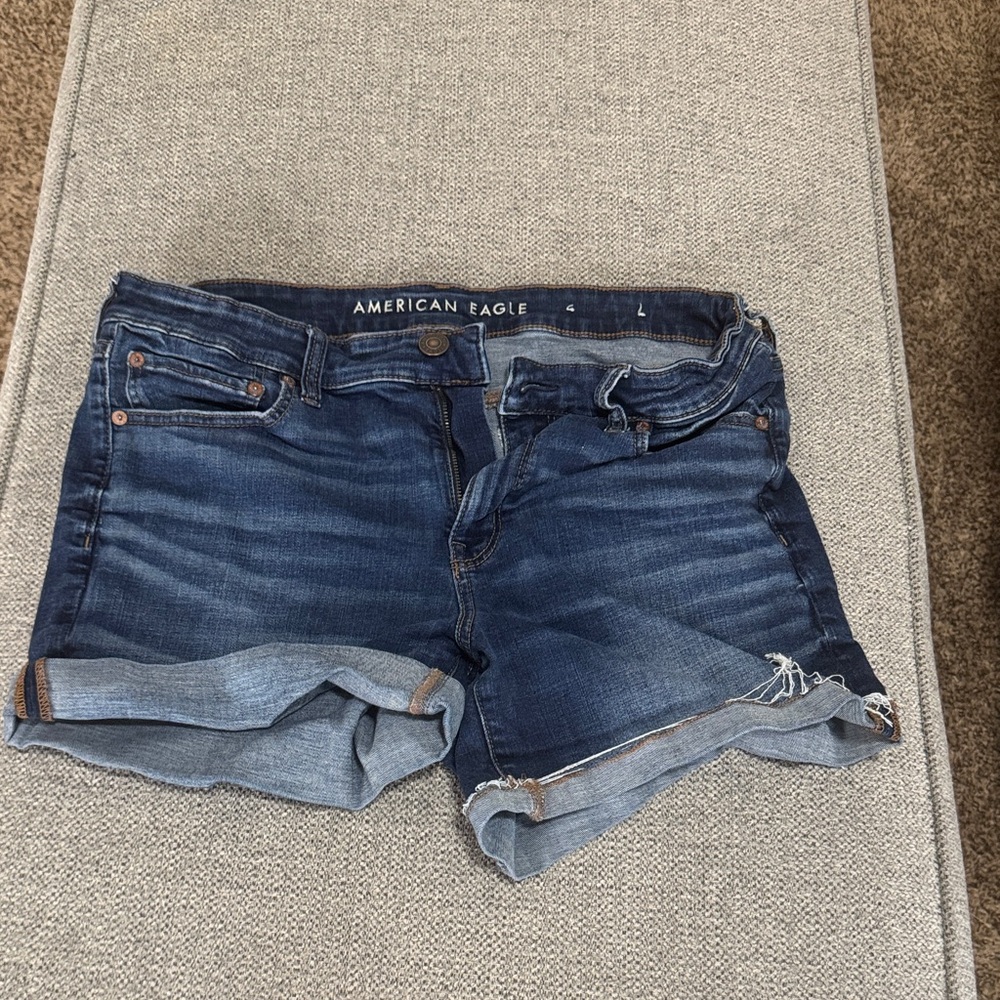 American Eagle Outfitters Dark Blue Jean Shorts